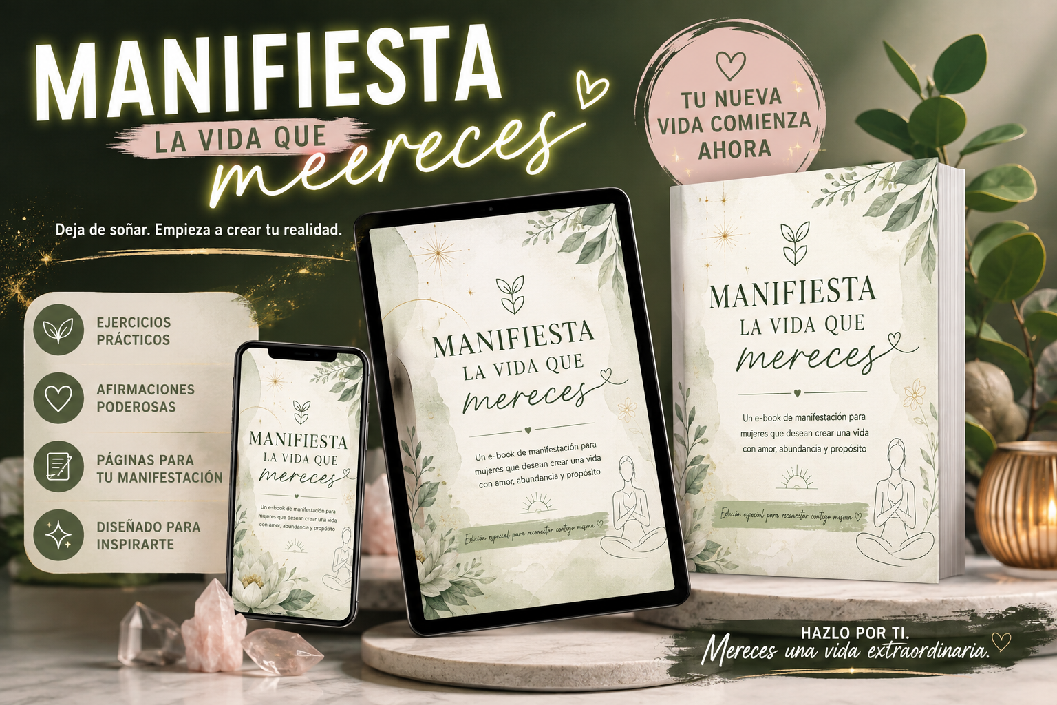 Manifiesta la vida que mereces!